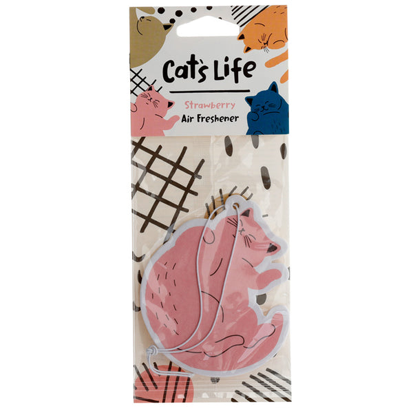 Cat's Life Strawberry Scented Air Freshener AIRF136-0