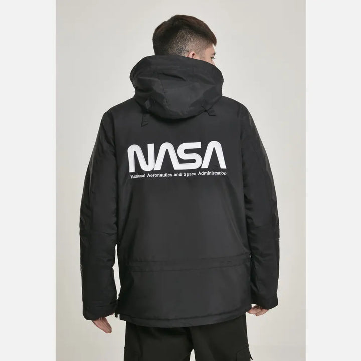 NASA Men's Black Windbreaker-1