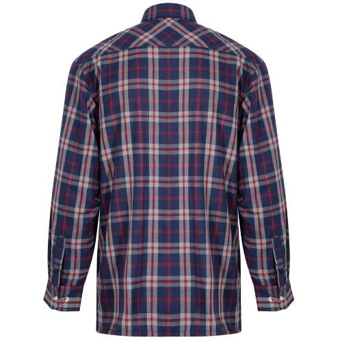 Mens Champion Country Fleece Lined Check Shirt-8