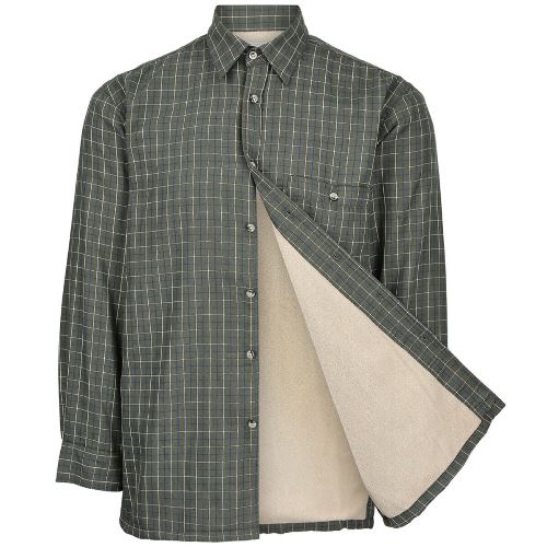 Mens Champion Country Fleece Lined Check Shirt-9