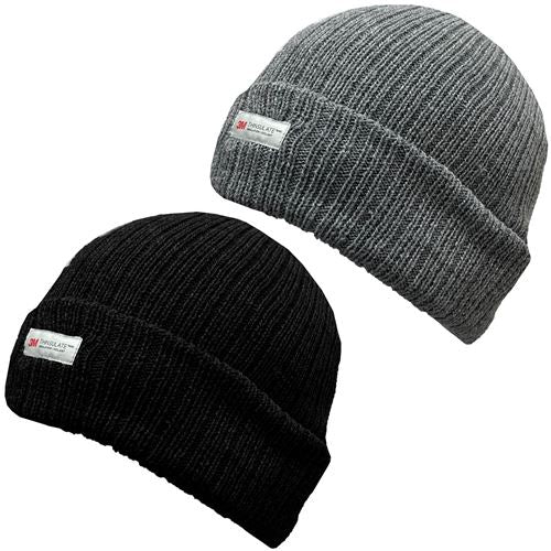 Thinsulate Fleece Lined Ribbed Beanie Hat - MA295-0