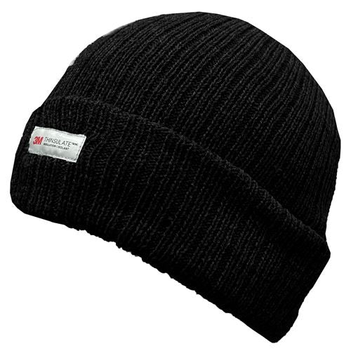 Thinsulate Fleece Lined Ribbed Beanie Hat - MA295-1