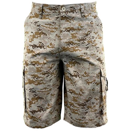 Mens Ripstop Camouflage Cargo Shorts-1