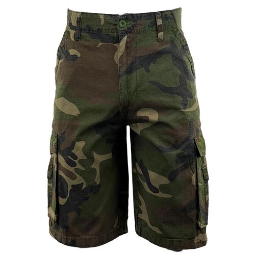 Mens Ripstop Camouflage Cargo Shorts-2