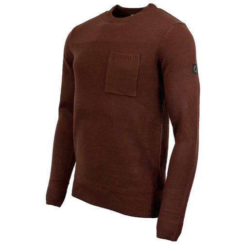 Mens Crew Neck Knitted Jumper-2