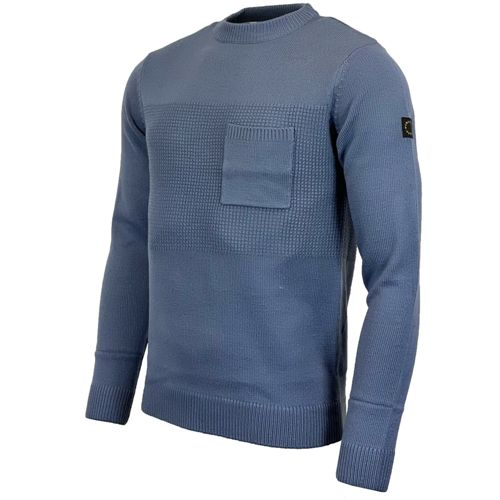 Mens Crew Neck Knitted Jumper-3