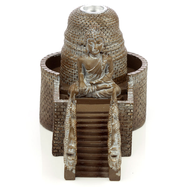 Backflow Incense Burner - Thai Buddha Temple  BACK37-0