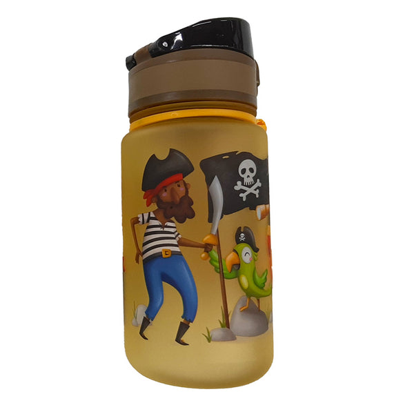 350ml Shatterproof Pop Top Children's Water Bottle - Jolly Rogers Pirates BOT231-0