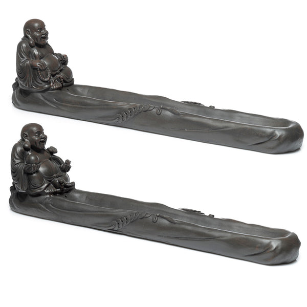 Ashcatcher Incense Stick Burner - Peace of the East Chinese Laughing Buddha BUD378-0
