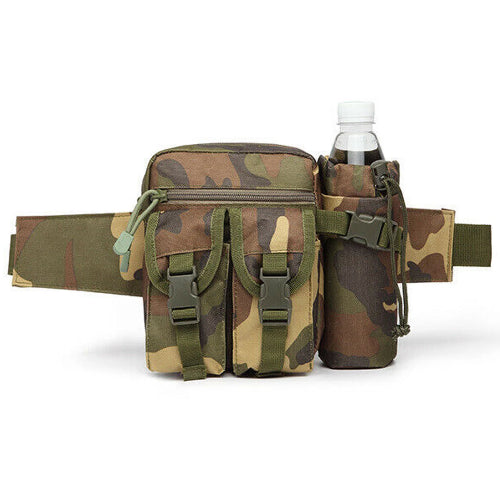 Tactical Waist Bag With Water Bottle Attachment-3