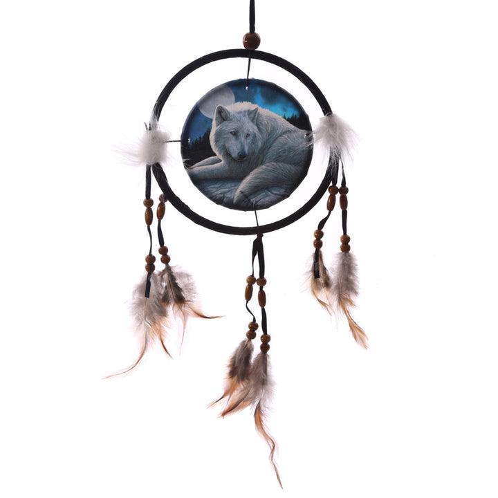 Dreamcatcher (Small) - Lisa Parker Guardian of the North Wolf DCPA06T-0
