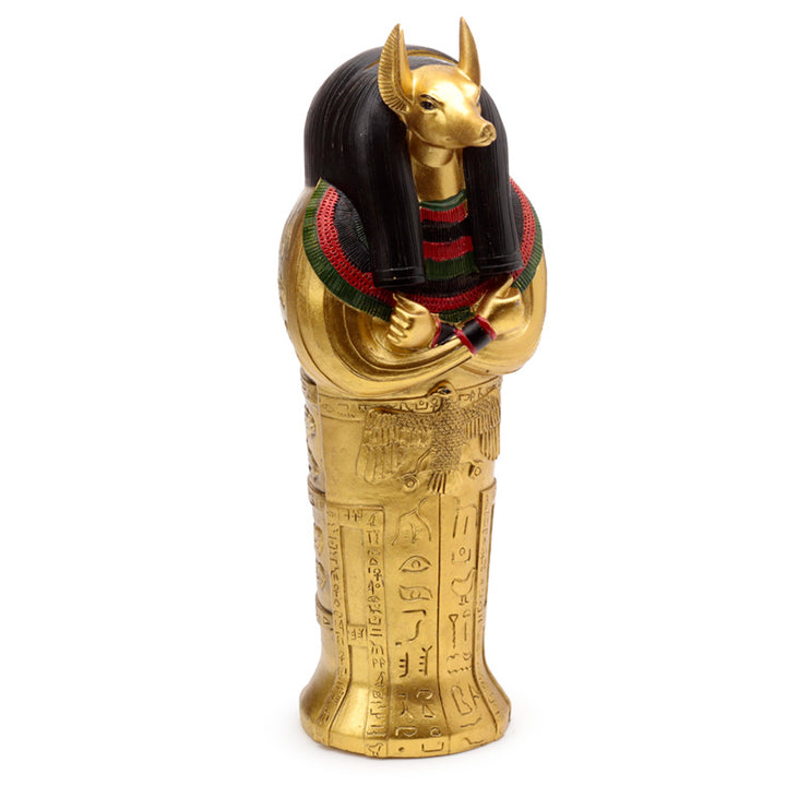 Decorative Gold Egyptian Anubis Sarcophagus Trinket Box ES23-0