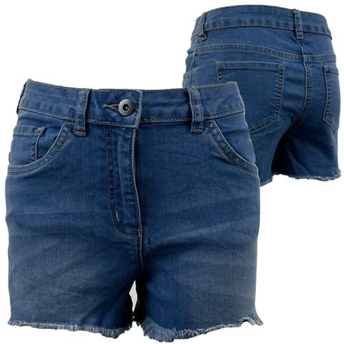 Kids Girls Denim Shorts-0