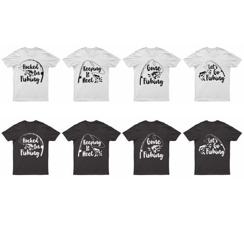 Men's Premium Fishing Logos T-Shirt-0
