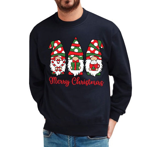 Adults XmasPrinted Sweatshirt - Merry Christmas-5