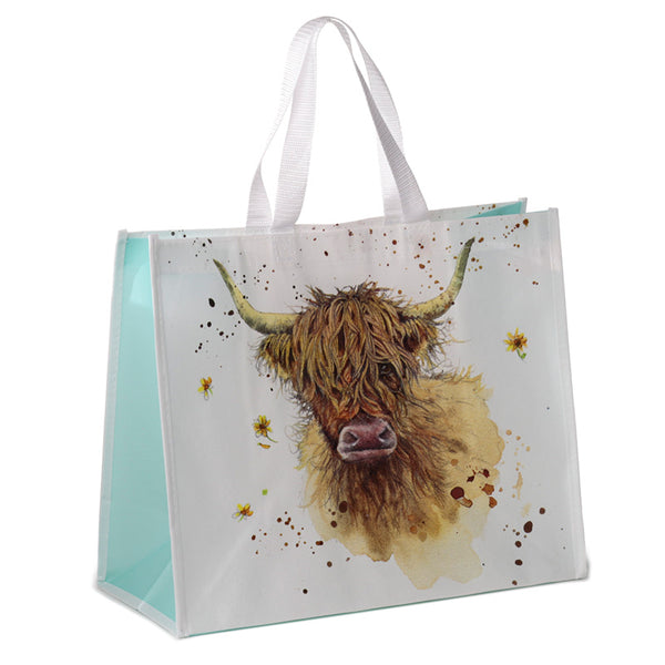 Reusable Shopping Bag - Jan Pashley Highland Coo Cow NWBAG83-0