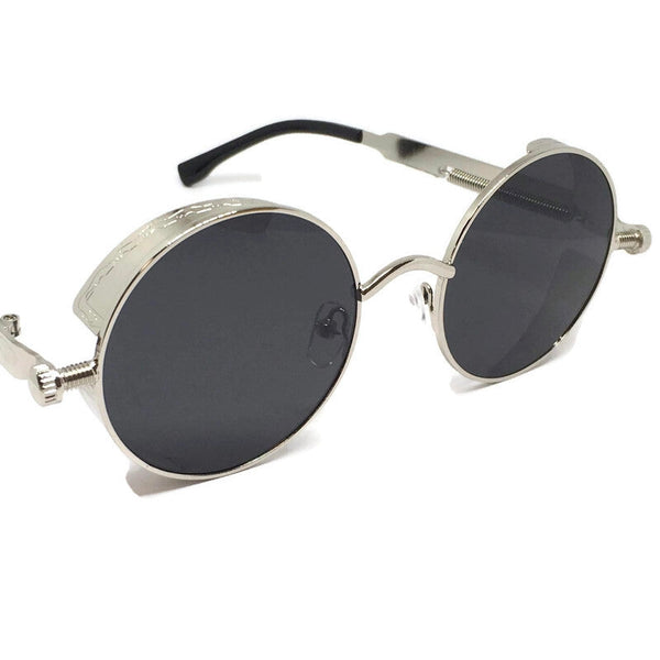Framed Black x Silver Sunglasses-0