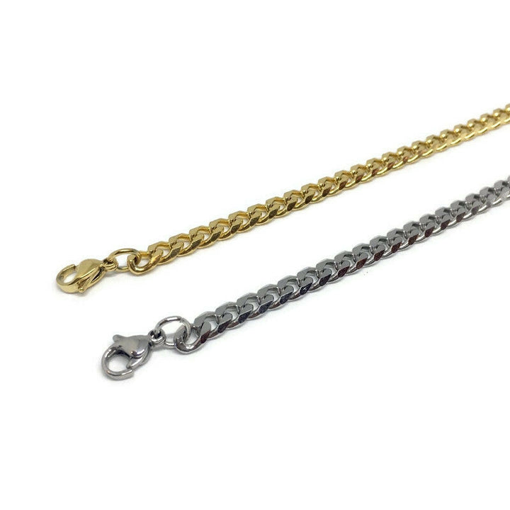 Thick Curb Chain Link Bracelet-3