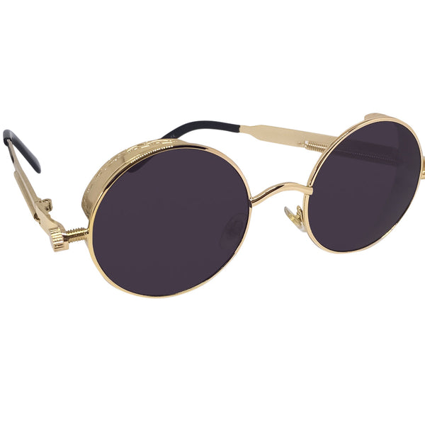 Gifts From The Crypt - Framed Black x Gold Sunglasses-0
