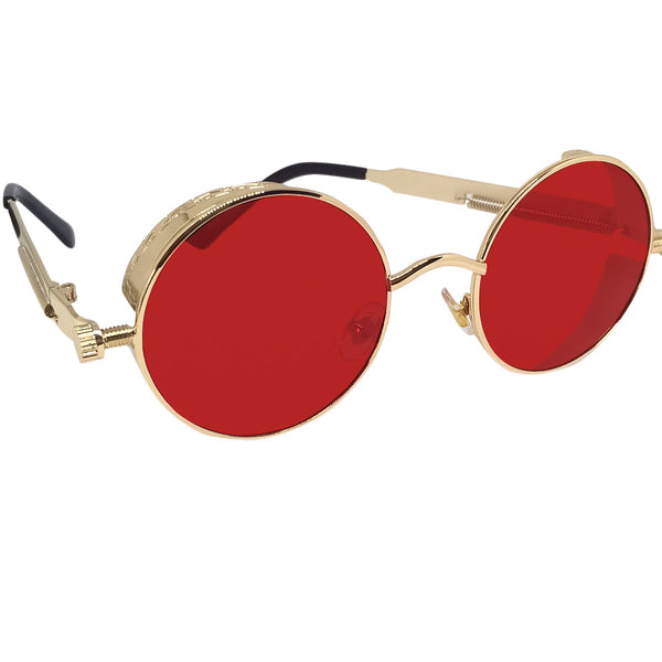 Framed Red x Gold Sunglasses-0