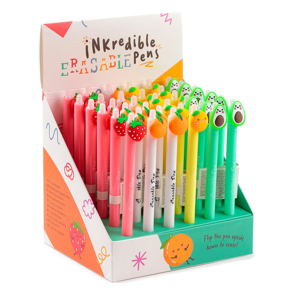 Erasable Pen with PVC Topper - Fruit PEN239-0