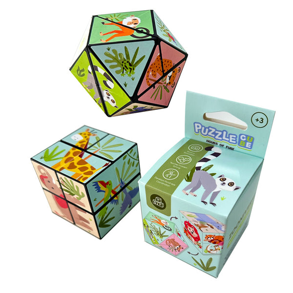 Puzzle Cube Toy - Zooniverse TY935-0