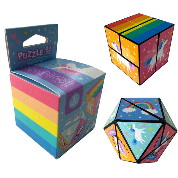 Puzzle Cube Toy - Unicorn Magic TY954-0