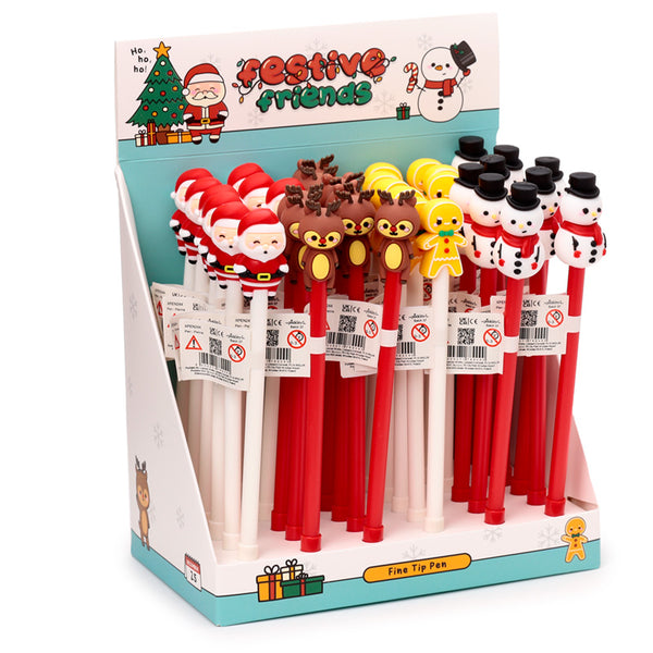 Fine Tip Pen - Christmas Festive Friends XPEN244-0