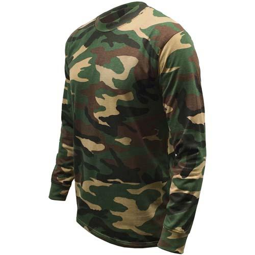 Game Woodland Camouflage Long Sleeve T-Shirt-1