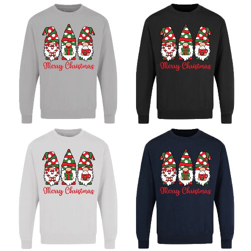 Adults XmasPrinted Sweatshirt - Merry Christmas-0