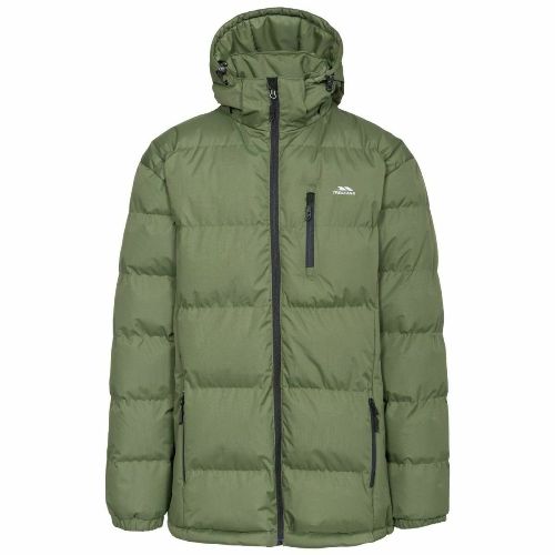 Trespass Clip Mens Warm Quilted Padded Puffer Jacket-1