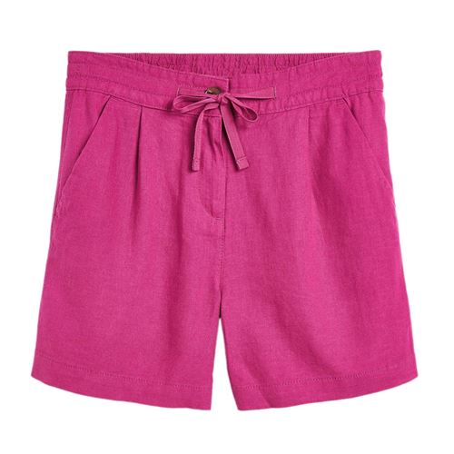 Womens Linen Summer Shorts - 2574-1