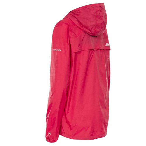 Trespass Qikpac Ladies Waterproof Hooded Jacket - Clearance-8