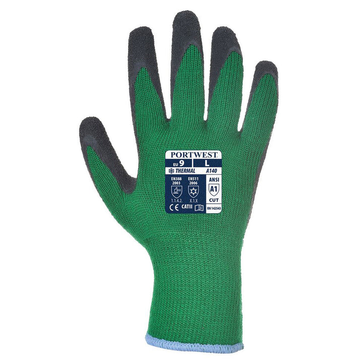 Portwest A140 Thermal Grip Latex Gloves - 12 Pack-5
