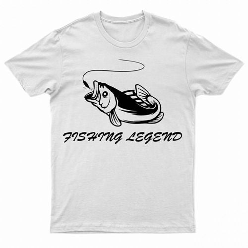 Adults Heavy Cotton "Fishing Legend" T-Shirt-4