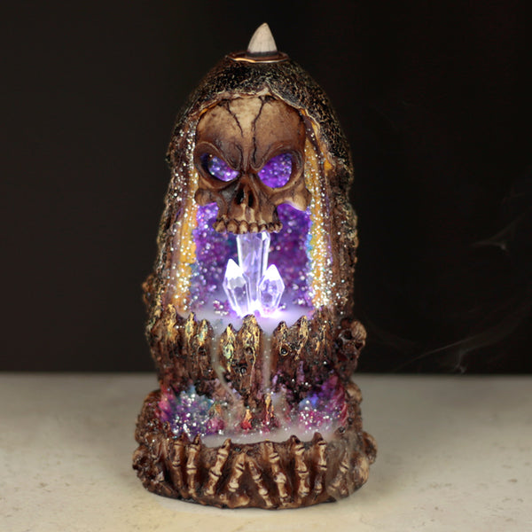 Fantasy LED Backflow Incense Burner - Crystal Skull BACK08-0