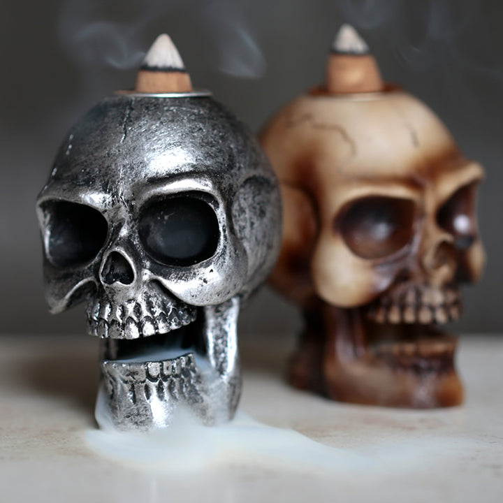 Backflow Incense Burner - Small Skull BACK11-0