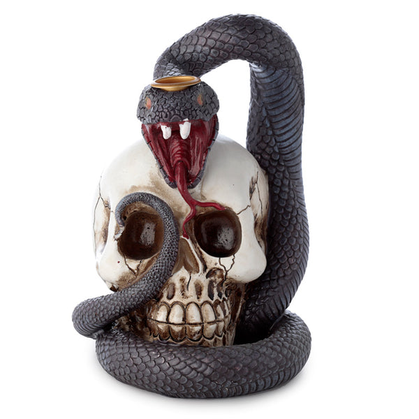 Backflow Incense Burner - Snake and Skull  BACK63-0