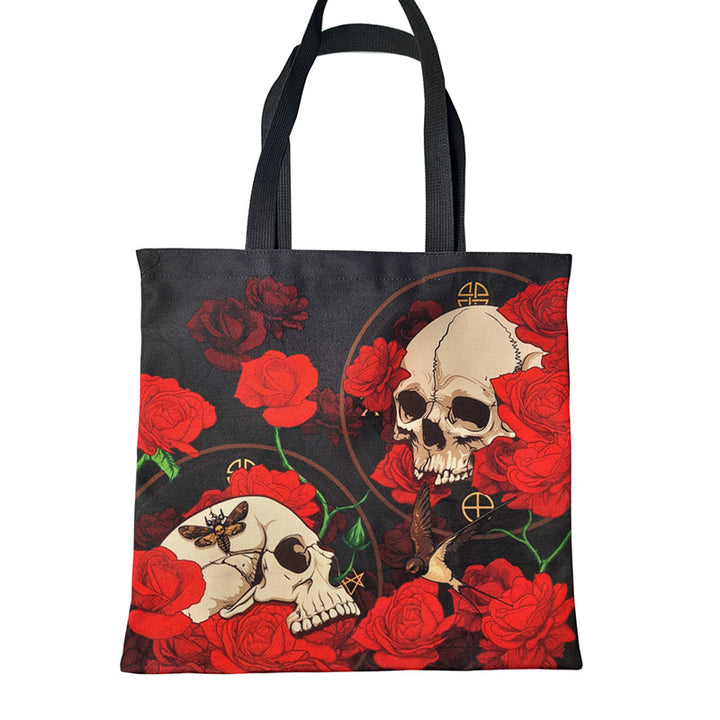 Tote Shopping Bag - Skulls and Roses BAG211-0