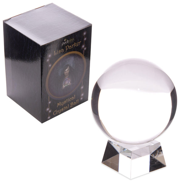 Decorative Mystical 14cm Crystal Ball with Stand BALL04-0