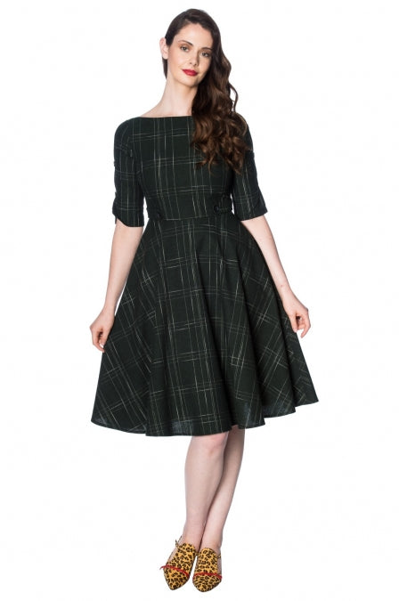 Banned Clothing - Women's Gabrielle Check Dress