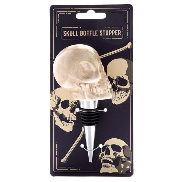 Novelty Ceramic Bottle Stopper - Skull BOT125-0