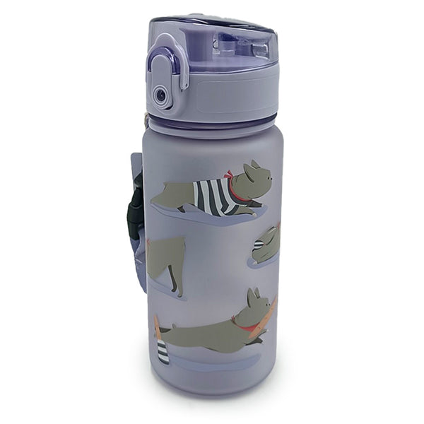 350ml Shatterproof Pop Top Children's Water Bottle - Bertrand the French Bulldog BOT213-0