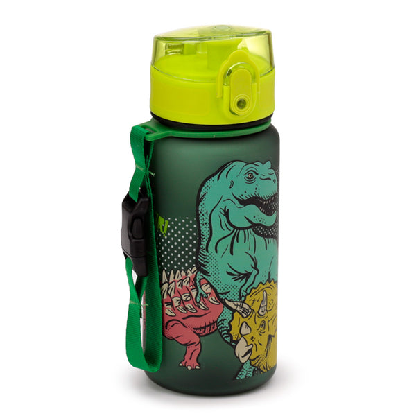 350ml Shatterproof Pop Top Children's Water Bottle - Dinosauria BOT214-0