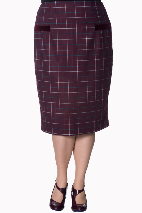 Banned Apparel - Maddy Pencil Plus Size Skirt