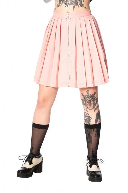 Banned Apparel - Urban Vamp Pleats Skirt