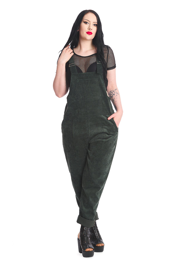 Banned Apparel - Demi Green Playsuit