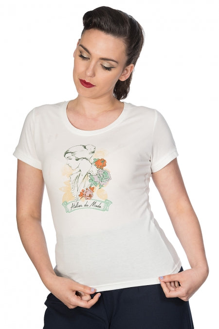 Banned Clothing - Floral Lady T-Shirt