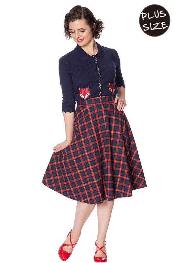 Banned Clothing - Mrs Clouse Pleated Skirt