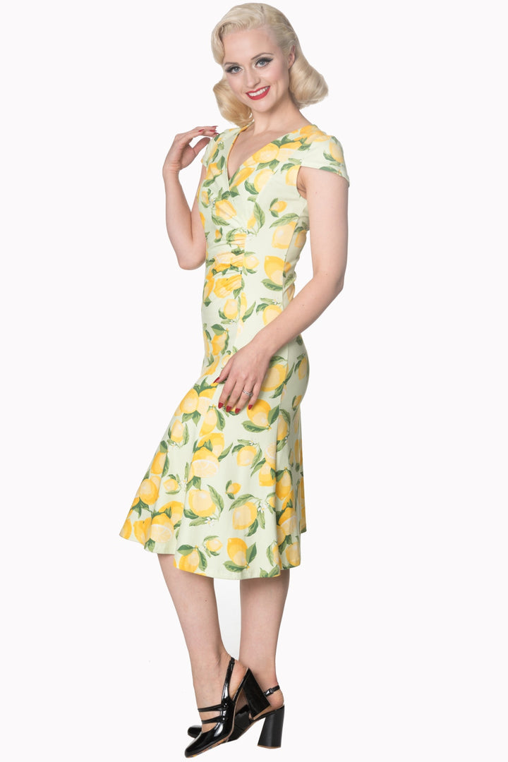 Banned Clothing - Yellow Lagoon Dress - Egg n Chips London